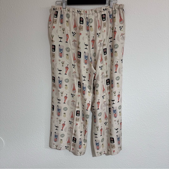 Tori Richard Silk Fun Print Shirt Pant Set 14 - Picture 11 of 16